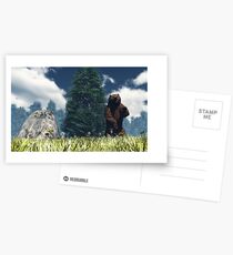 Le cri de l'ours / The cry of the bear Postcards