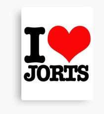 I <3 Jorts Canvas Print