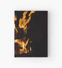 Hot Sparks - Hygge Comfort and Warmth by the Fireplace Hardcover Journal