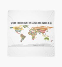 Map of the world Scarf