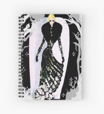 Into The Glamorous Night Spiral Notebook