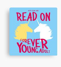 Keep Calm and Read On, FYA Canvas Print