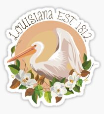 Louisiana Established in 1812 Sticker