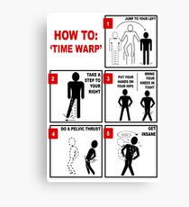 Rocky Horror Picture Show Time Warp Canvas Print