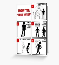 Rocky Horror Picture Show Time Warp Greeting Card