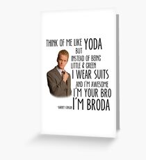 Tarjeta de felicitación How I met your Mother - "Broda" Barney Stinson