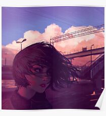 Sunset Railroad Poster