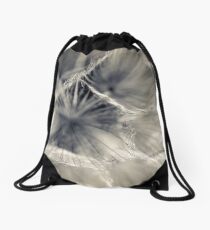 Feathered Drawstring Bag