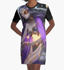 The Moon Graphic T-Shirt Dress
