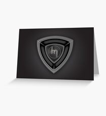 Mazda Rotary Badge Greeting Card