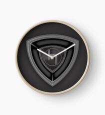 Mazda Rotary Badge Clock