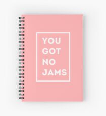 BTS/Bangtan Sonyeondan - You Got No Jams (Pink) Spiral Notebook