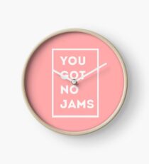 BTS/Bangtan Sonyeondan - You Got No Jams (Pink) Clock