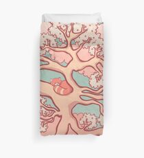 Sweet Dreams, Red Panda Duvet Cover