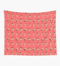 Art Model Pizza Zensur Pink (Muster) Wandbehang