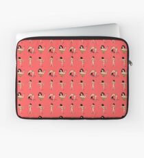 Broad City Art Model Pizza Censorship Pink (pattern) Laptop Sleeve