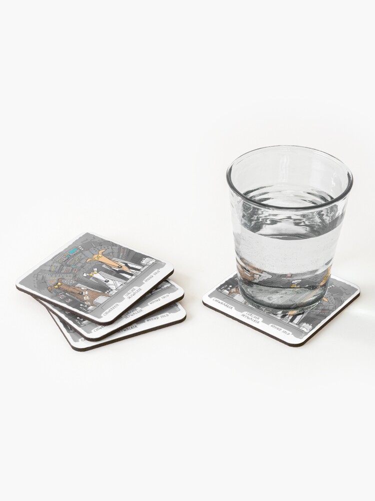 Alternate view of Hound Solo (assorted) Coasters (Set of 4)