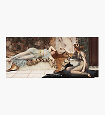 John William Godward - Mischief And Repose Photographic Print