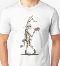 Bugs Zombunny (Sepia) Slim Fit T-Shirt