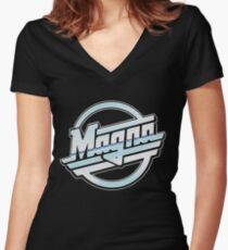Magna Women's Fitted V-Neck T-Shirt