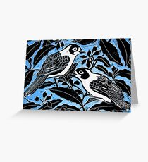 blue birds Greeting Card