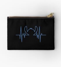 Stitch heartbeat Zipper Pouch