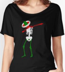 Cinco de Mayo Dab Skeleton Women's Relaxed Fit T-Shirt