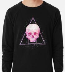 Sudadera ligera Skull in triangle on black