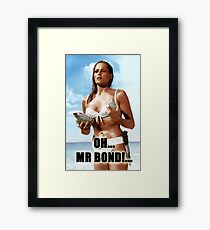 007 Bondgirl Framed Print