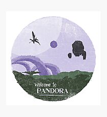 Lámina fotográfica Bienvenido a Pandora