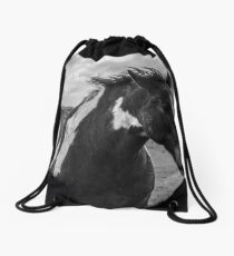 Dark Horse Drawstring Bag