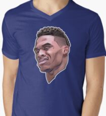 Russell Westbrook Men's V-Neck T-Shirt