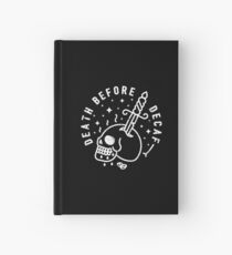 Cuaderno de tapa dura Muerte antes de Decaf