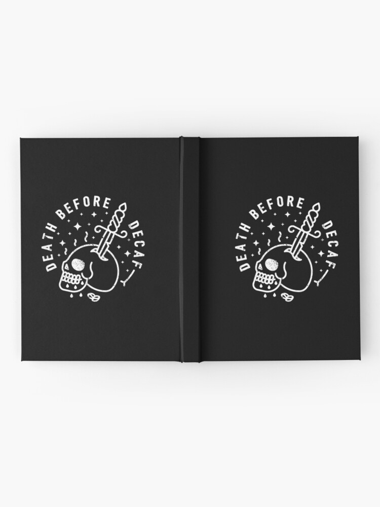 Alternate view of Death Before Decaf Hardcover Journal