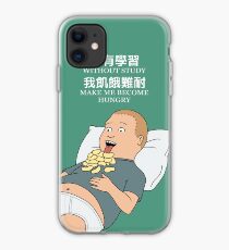 Bobby Hill - Without study make me become hungry iPhone Case
