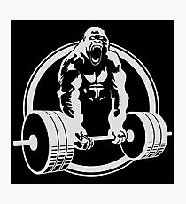 Gorilla-Fitnessstudio Fotodruck