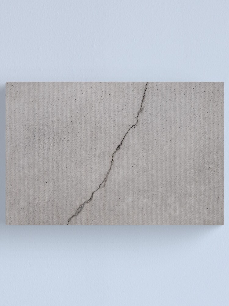 Alternate view of cracked concrete texture - cement stone Canvas Print