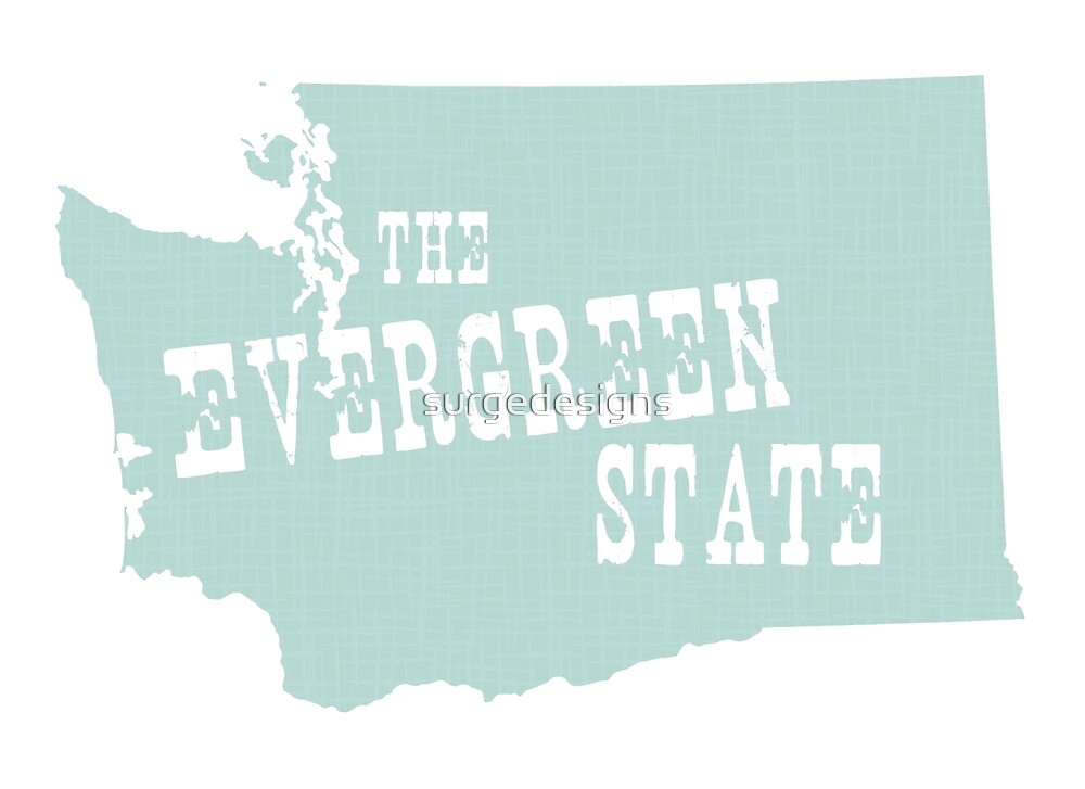 "Washington State Motto Slogan" by surgedesigns Redbubble