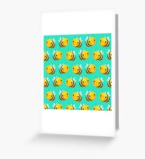 Bumble Bee Mint Greeting Card