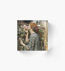 John William Waterhouse - The Soul Of The Rose Acrylic Block