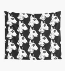 Tattooed Bullterrier Wall Tapestry