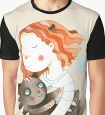 Meow Grafik T-Shirt