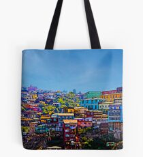Cerro Artilleria, Valparaiso, Chile Tote Bag