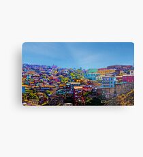 Cerro Artilleria, Valparaiso, Chile Metal Print
