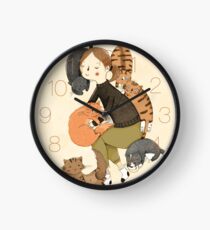 Cat Love Clock