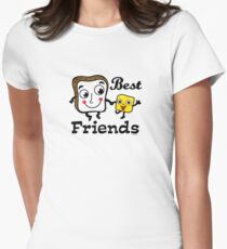 Bread and Butter "Best Friends" Women's Fitted T-Shirt