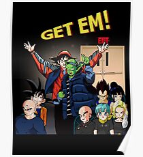 Póster Método hombre obtener em mash up con dragonball