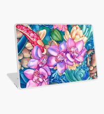 Orchideenspritzen Laptop Skin