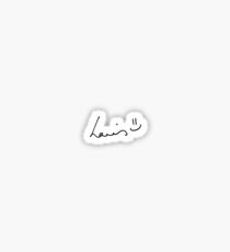 Louis Tomlinson Signature Sticker
