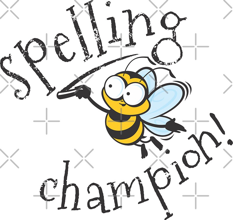 "Spelling Bee Champion" Stickers by jamieleeart Redbubble